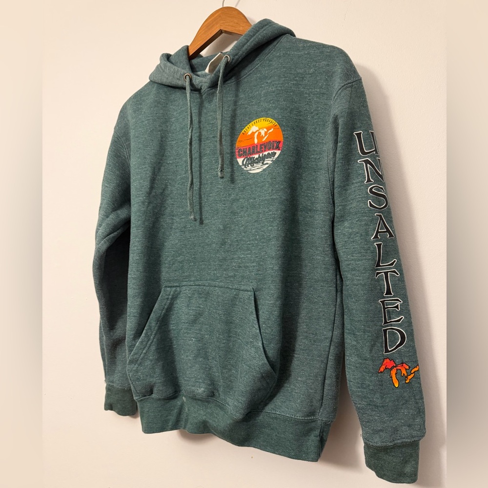Green Graphic Hoodie